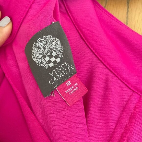 Vince Camuto Chiffon dress Size 18 - Picture 9 of 11